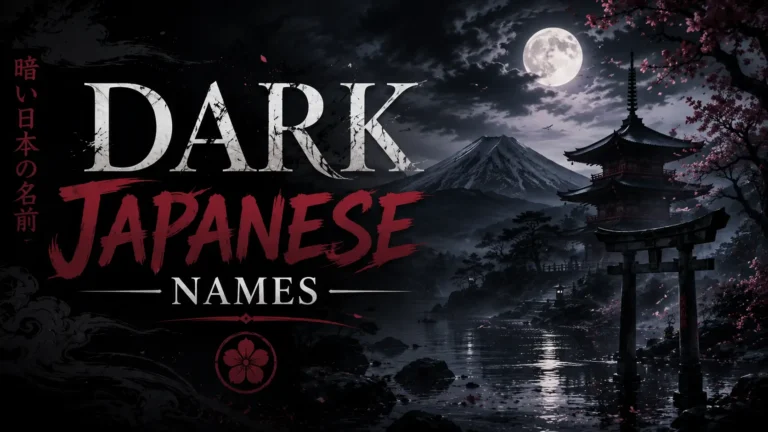Dark Japanese Names